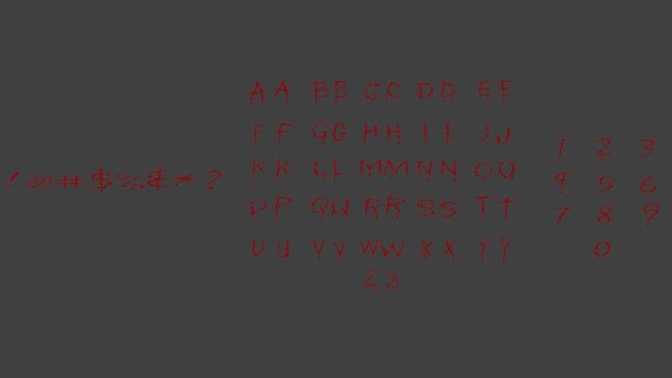 Blood Writing preview image 1
